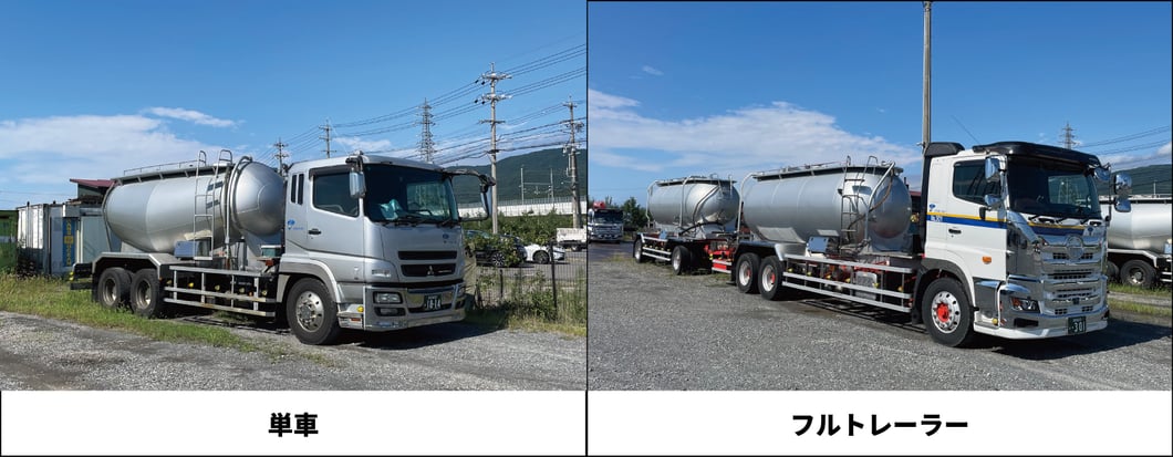 高見澤が保有しているセメントローリー車