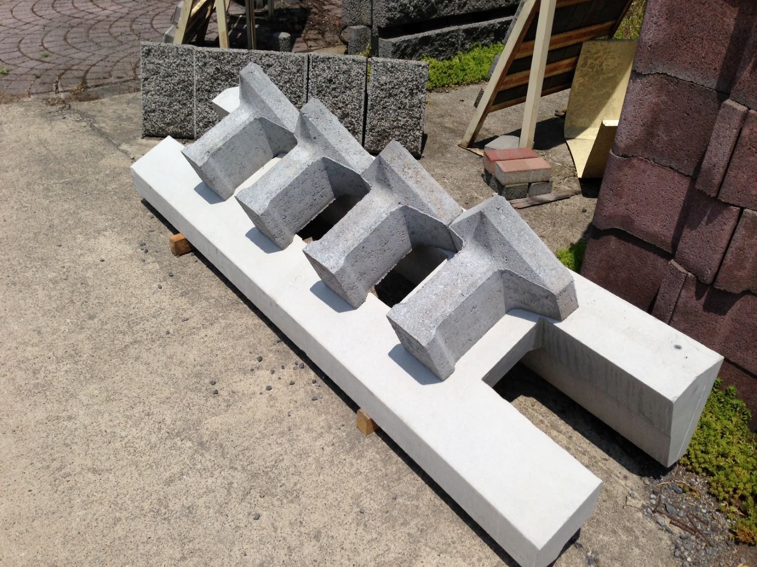 積みブロック用基礎ブロック