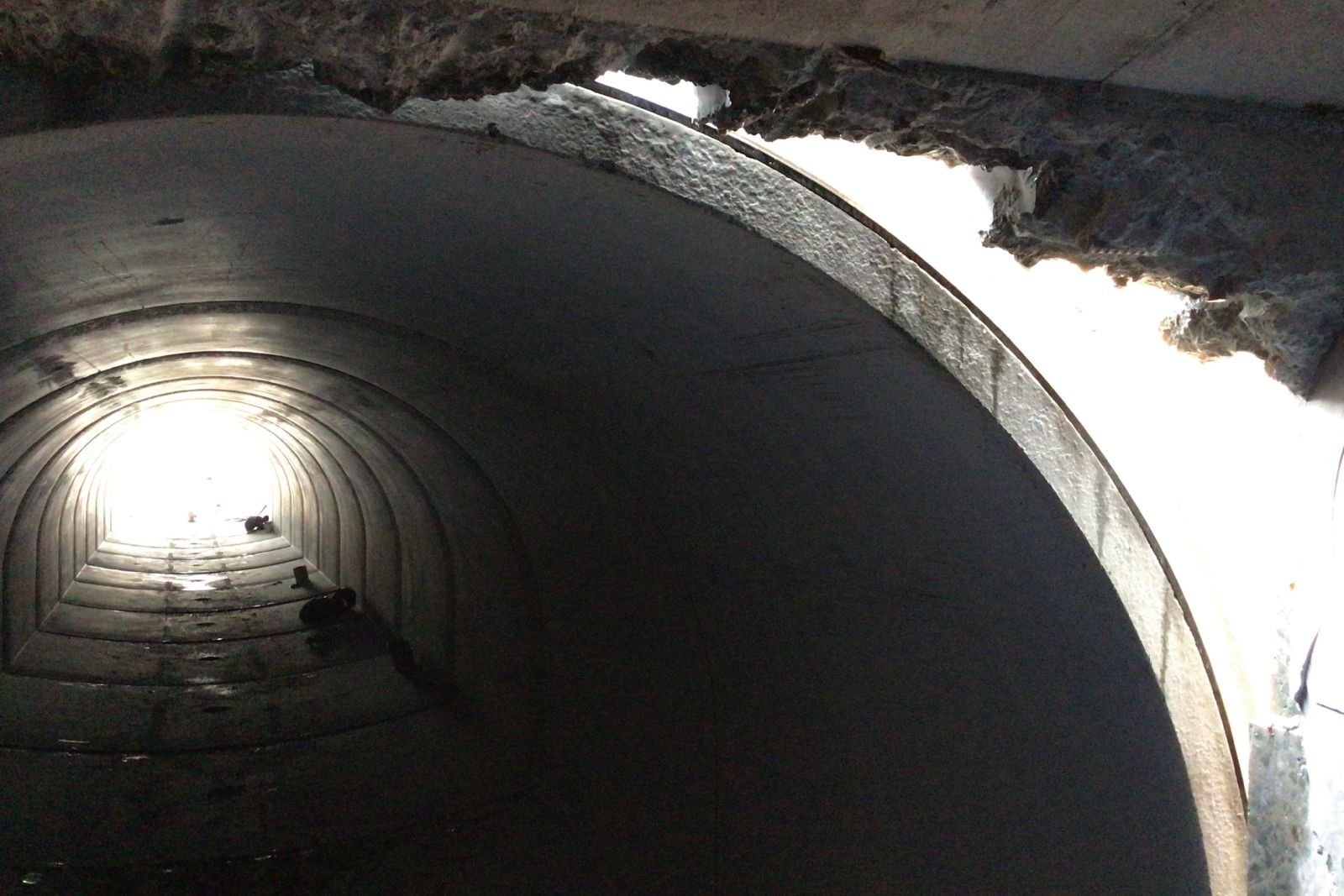 カルバート アーチカルバート 施工中の様子